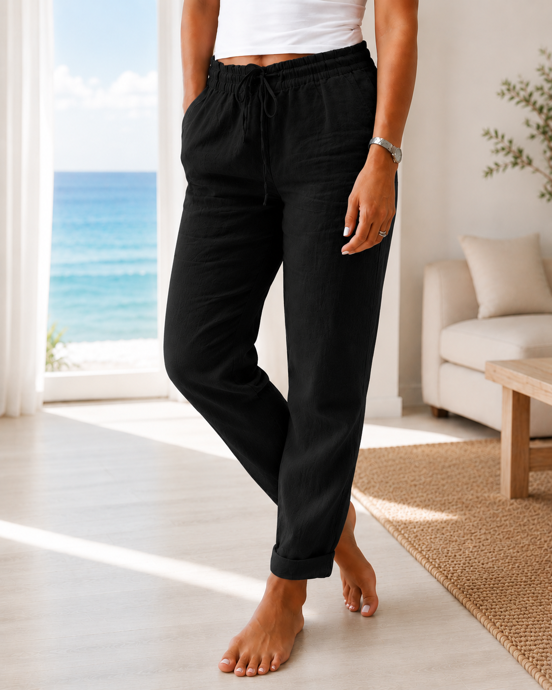 Pantalone in Lino