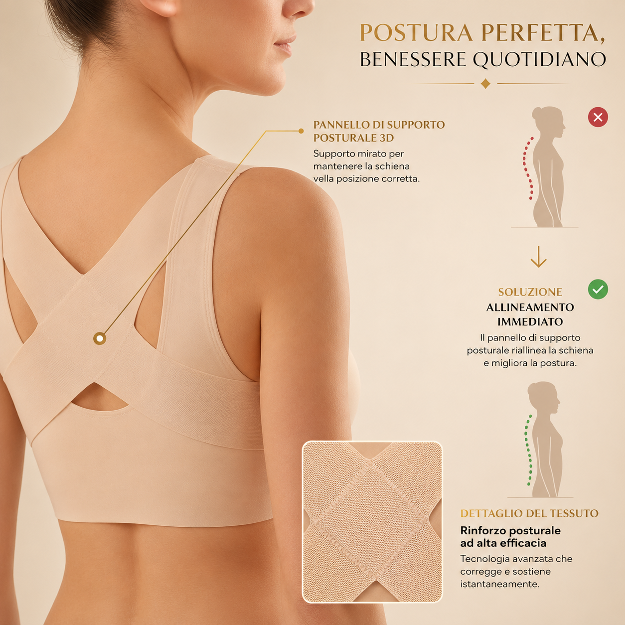 Reggiseno Posturale